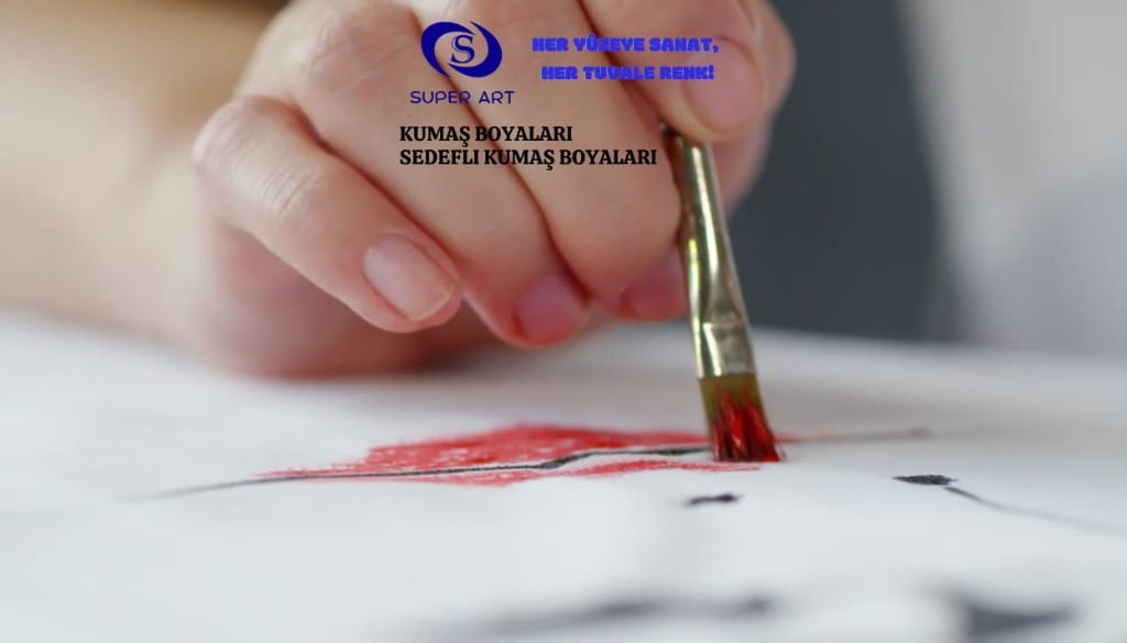 SuperArt — sedefli kumaş boyaları, fırça ile uygulama