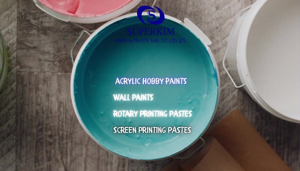 Süperkim Kimya — akrilik, duvar boyası ve baskı pastaları